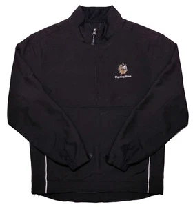 CUTTER & BUCK North Dakota Fighting Sioux 1/2 Zip Pullover Jacket Black Small S - Picture 1 of 8
