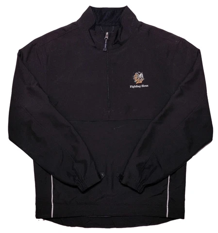 CUTTER & BUCK North Dakota Fighting Sioux 1/2 Zip Pullover Jacket Black Small S Cover