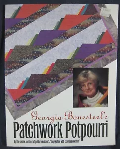 Georgia Bonesteel's Patchwork Potpourri Quilting Tips Ideas Patterns 1997 - Picture 1 of 2