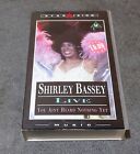 Shirley Bassey Live You ain't Heard Nothing VHS PAL