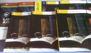 ALPHA OMEGA LIFEPAC-GRADE 12-LANGUAGE ARTS-ALMOST COMPLETE SET- 7 LIFEPAC+TEACHR - Imagen 1 de 4