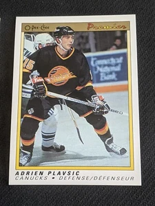 1990-91 O-Pee-Chee Premier ADRIEN PLAVSIC #90 Rookie RC - Picture 1 of 1