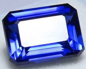 Natural Certified 11.00 Ct Sri Lanka Blue Sapphire 14x10 mm UNHEATED Gemstones - Picture 1 of 3