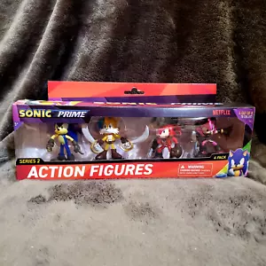Sonic Prime Serie 2 Sammlung 4 Stück Actionfiguren 3 Zoll Spielzeug Netflix/SEGA - Bild 1 von 8