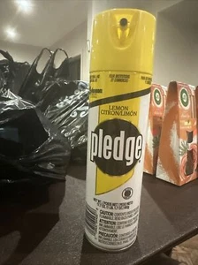 Pledge Lemon Furniture Polish Spray 17.7 oz Discontinued Multi Purpose - Picture 1 of 7