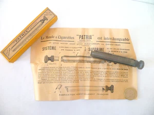 ANCIENNE TUBEUSE MOULE À CIGARETTES PATRIA DANS SA BOITE AVEC MODE D'EMPLOI - Imagen 1 de 7