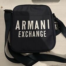 Armani Exchange Shoulder Bag Mens Navy Blue AX Cross Body Sling Bag RRP £75