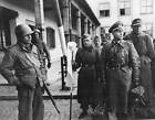 Captured German General custody US troops Germany 1945 man is poss- Old Photo