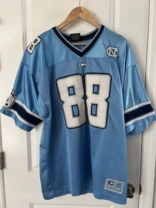 North Carolina Tarheels NCAA Blue Football Jersey Size Large Colosseum - Picture 1 of 9