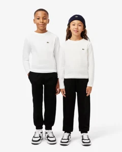 LACOSTE Kids SPORT Pocket Brushed Fleece Jogger Sweatpants ALL SIZES (2YR-16YR) - Picture 1 of 20
