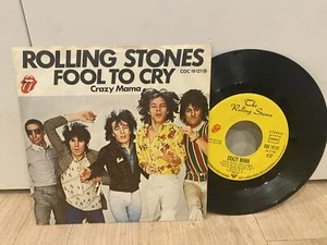 The Rolling Stones Fool To Cry Crazy Mama Rare Single in mint- - Bild 1 von 1