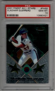 2001 Finest All-Stars Vladimir Guerrero #FAS9 PSA 10 Gem Mint! HoF - Picture 1 of 2