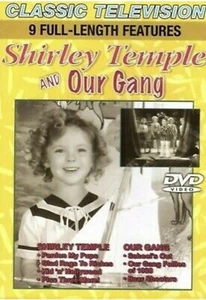 SHIRLEY TEMPLE & OUR GANG -9 CLASSIC FULL LENGTH FEATURES -B&W REMASTERED ~ NEW! - Picture 1 of 2