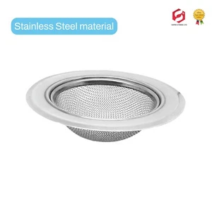 EDELSTAHL BADEWANNE WASCHBECKEN DUSCHE HAAR LEBENSMITTELFÄNGER ABFLUSSSTOPFEN FILTER SIEB - Bild 1 von 10
