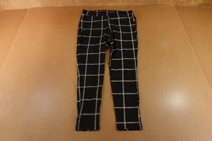Torrid Womens Size 1X Black Tan Windowpane Pocketed Mid Rise Ankle Leggings New - Picture 1 of 7