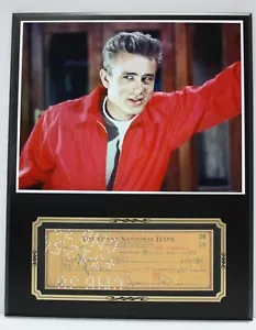 Pantalla a cuadros firmada de reproducción de James Dean - Imagen 1 de 3