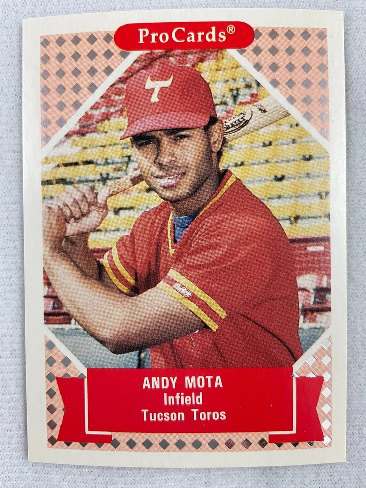 1991 Tomorrow's Heroes Baseball Card#222-Andy Mota, Princeton Reds - Image 1 of 1