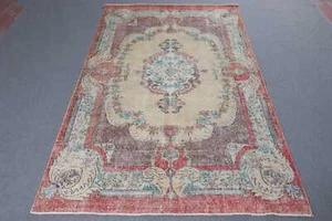 Vintage Teppich, Türkischer Teppich, Orientteppiche, Teppiche für Große, 9,4x5,9 ft Große Teppich - Bild 1 von 10