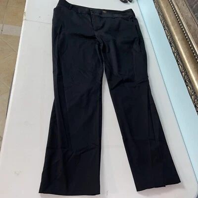 Pantalones de vestir Lee talla 16W negros sin arrugas para mujer Foto 1 de 4