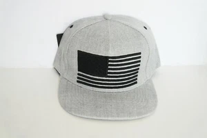 U.S.A America Snap back Grey United States Cap Hat Adjustable - Picture 1 of 4