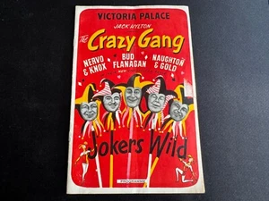 Victoria Palace Theatre Programme - Jack Hylton presents The Crazy Gang c.1952 - Picture 1 of 5