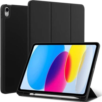 Smart Case For iPad 10/9/8/7/6/5th Gen Pro 11 12.9 Air 4/5th with Pencil Holder - Image 1 of 4