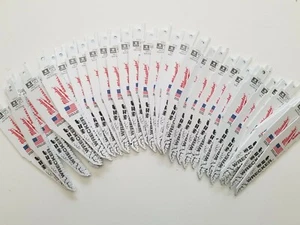 (50) MILWAUKEE 48-00-5701 THE WRECKER 6" 7/11 TPI Sawzall Blade X 50 PCS - Picture 1 of 6