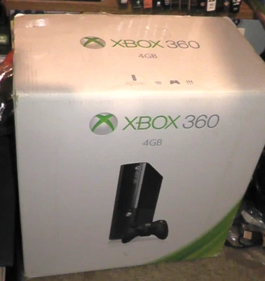 empty box xbox 360 system box 4gb black - Image 1 of 2