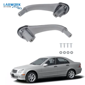 Fit For Mercedes-Benz W203 C-Class Front Left & Right Interior Door Pull Handles - Picture 1 of 10