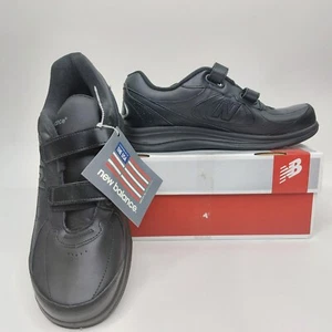 New Balance 577 Hombres Talla 10.5 M (D) Gancho Lazo Caminar Zapatos Cómodos Negros - Imagen 1 de 9