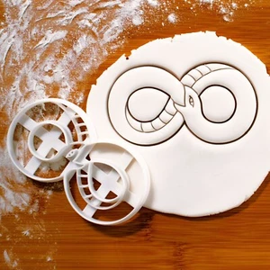 Ouroboros cookie cutter | ancient Egyptian alchemist serpent snake biscuit - Picture 1 of 4