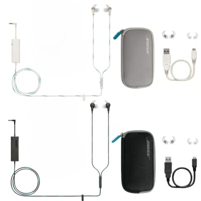 Bose QuietComfort 20 Earbuds QC20 Noise Cancelling Headphones For iOS Android - Immagine 1 di 4