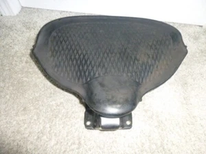 Vintage Motorcycle Tractor Saddle Seat German BMW Military Style Frame & Bracket - Picture 1 of 24