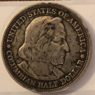 1893 Columbian Expo Silver Half Dollar - Image 1 of 2