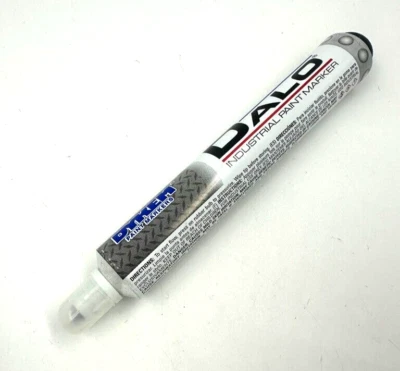 Dykem Dalo Industrial Steel Ball Tip Paint Marker White Medium Tip