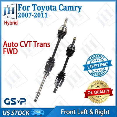 OE Front Pair Left Right CV Axle Shaft For 07-11 Toyota Camry Hybrid FWD AutoCVT Foto 1 de 4