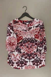 ⭐ s.Oliver Regular Bluse für Damen Gr. 42, L mit Paisleymuster 3/4 Ärmel rosa ⭐ - Bild 1 von 6
