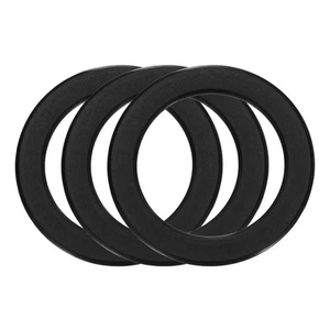 Magnetyczny pierścień adaptera, 3 szt. magnetycznego pierścienia naklejek ABS, czarny - Zdjęcie 1 z 7