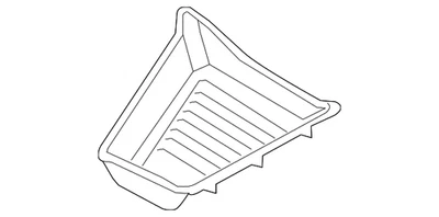 Genuine Audi Storage Tray 4M1-863-383-MG6 - Image 1 of 2
