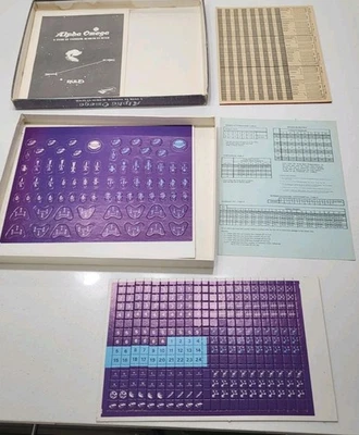 Juego de combate espacial Alpha Omega 1977 Battleline – COMPLETO y parcialmente sin puñetar Foto 1 de 4