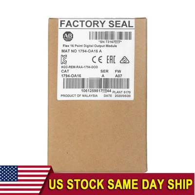 AB 1794-OA16 Flex 16 Point Digital Output Module New Factory Sealed US Free Tax - Image 1 of 3