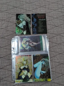 Lady Death Mega Cards Complete Parallel Clear Chrome Set 1-35 - Picture 1 of 8