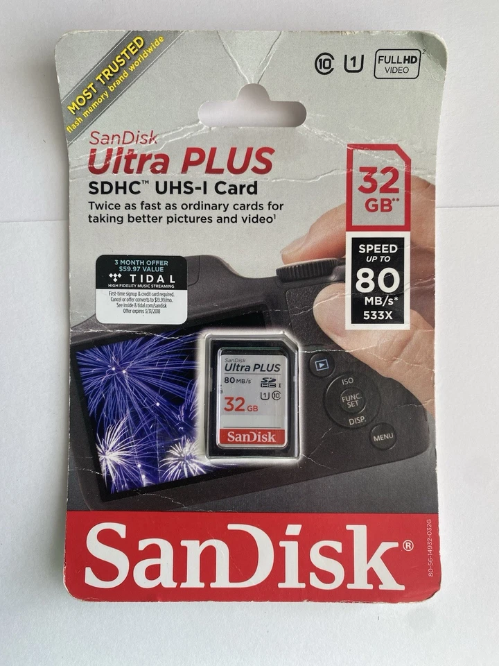 SanDisk Ultra Plus 32GB MicroSD Card  - Image 1 of 1