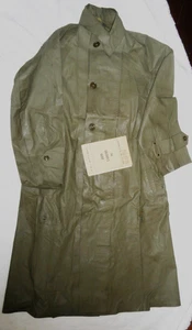 Impermeabile rivestito in gomma esercito USA ~ 1953 guerra di Corea ~ XS Reg con manuale da campo 1952 - Foto 1 di 21
