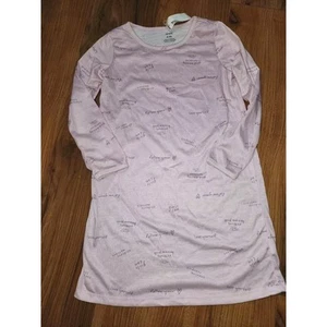 Carters Nightgown Girls Size 6-7 Pink Long Sleeve Sleepwear Loungewear - Picture 1 of 4