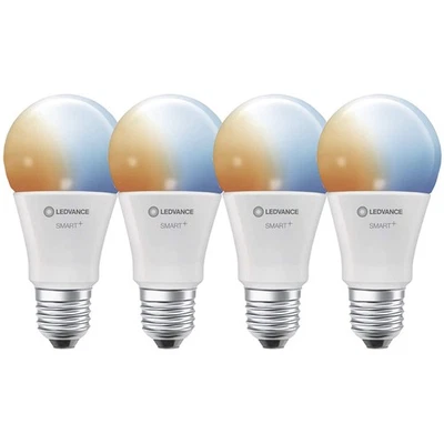 4 x LED Smart+ Birne 8,5W = 60W E27 matt 2700K-6500K Dimmbar Bluetooth ~ UVP 71€ - Bild 1 von 4