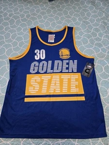 NUEVA Camiseta sin mangas Stephen Curry NBA Golden State Warriors UNK #30 talla para hombre L - Imagen 1 de 9