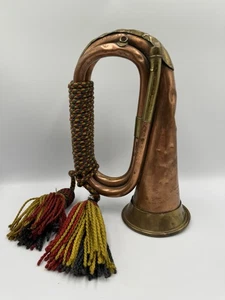 Vintage Brass Military Bugle - A F Matthews Ltd London 1948 - Picture 1 of 8