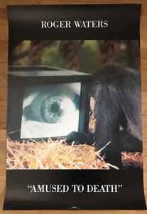 ROGER WATERS Amused to death promo poster 24x36 - Picture 1 of 1