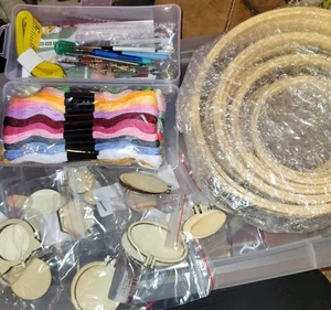 Lote Bordados, Marcos, 25+, Hilos y Herramientas - Imagen 1 de 9